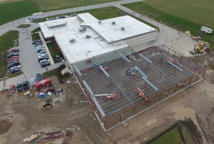 Viking Masek expansion of Oostburg Wisconsin facility